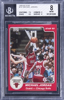 1984-85 Star #101 Michael Jordan Rookie Card – BGS NM-MT 8